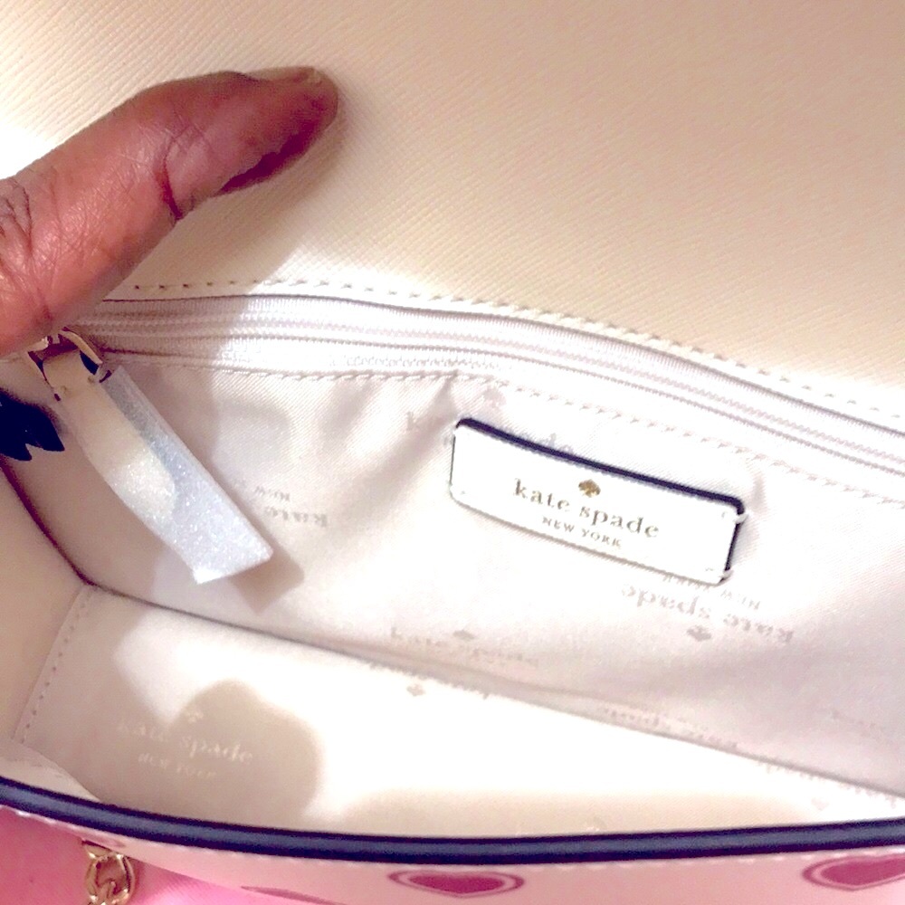 Kate Spade Madison Heartfelt Geo Flap Crossbody & Slim Cardholder BNWT - Picture 6 of 11